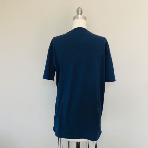 NEW Prussian Blue Medium Tall Short Sleeve Old Navy Top - Picture 3 of 7